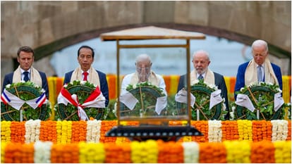 Heads of G20 countries including PM Modi gathered at Rajghat Tribute and floral tribute to Bapu