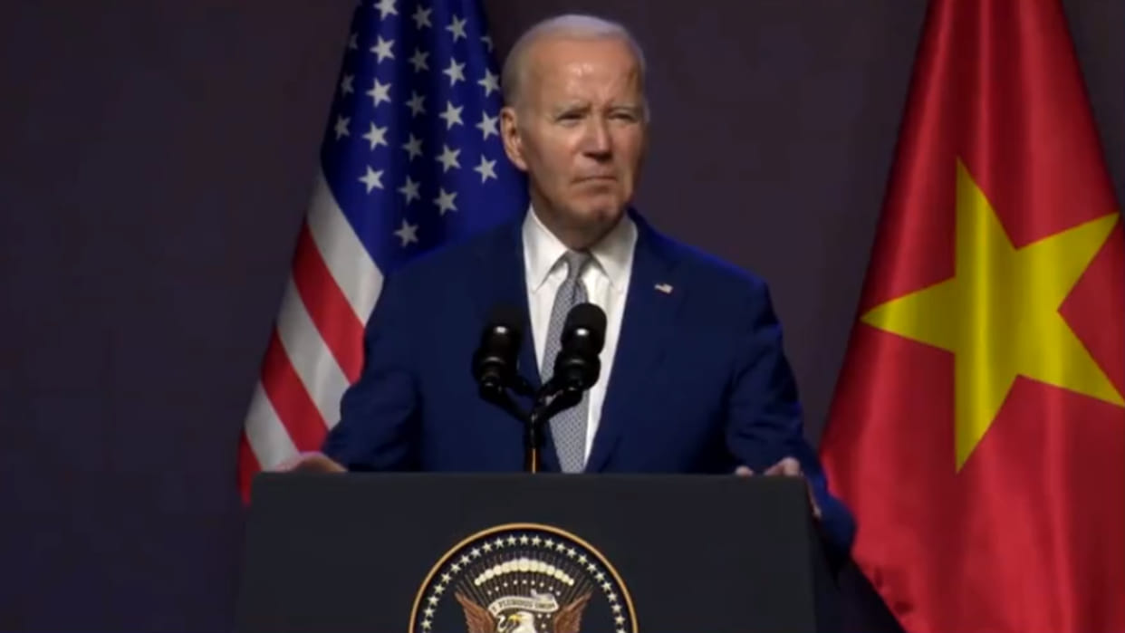 President Biden says US not seeking conflict with China but will push back on aggression and intimidation