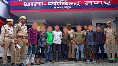 police have busted dacoit gang In Mathura arrested eight criminals
