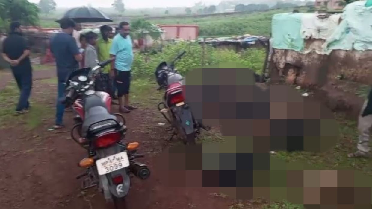 MP News 70 goats died due to lightning falling on a kutcha house in Ashoknagar