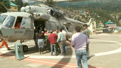 Himachal News: NH 5 Blocked Heavy Landslide Near Nigulsari Kinnaur Patient Airlifted to Shimla
