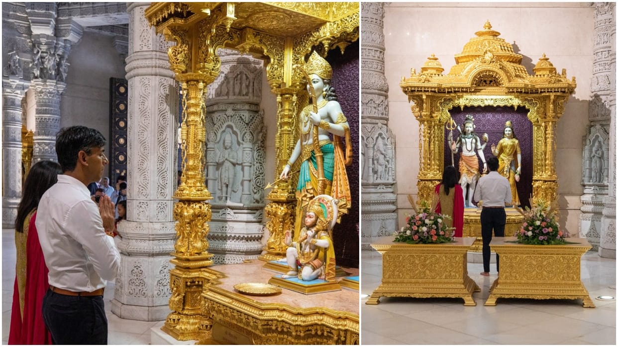Rishi Sunak Akshardham Temple visit know connected to Sanatana Dharma rituals Akshata Murthy news updates