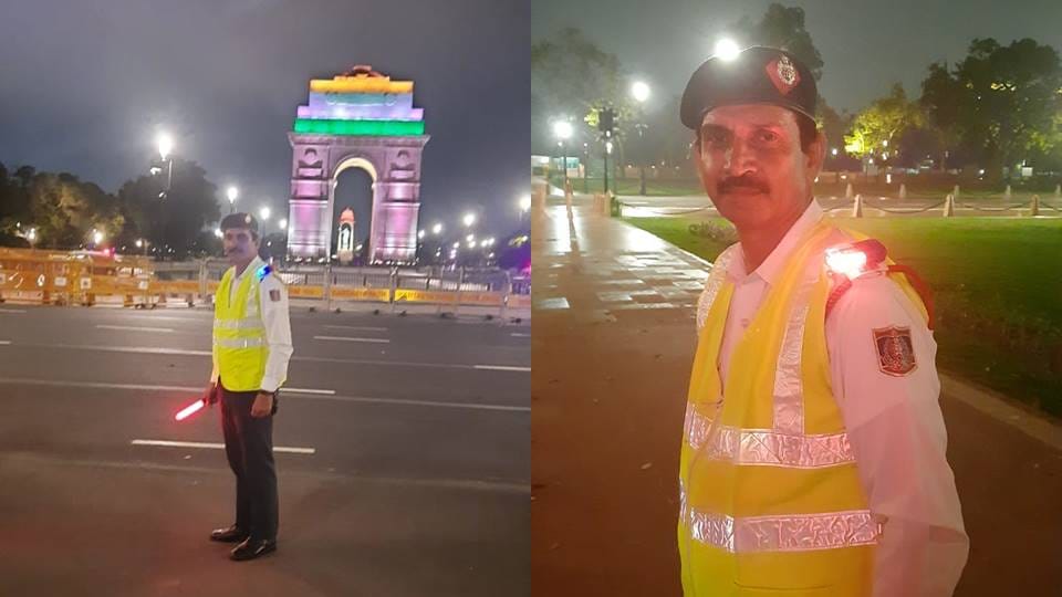 Delhi Traffic Police used shoulder light for the first time know why it is used
