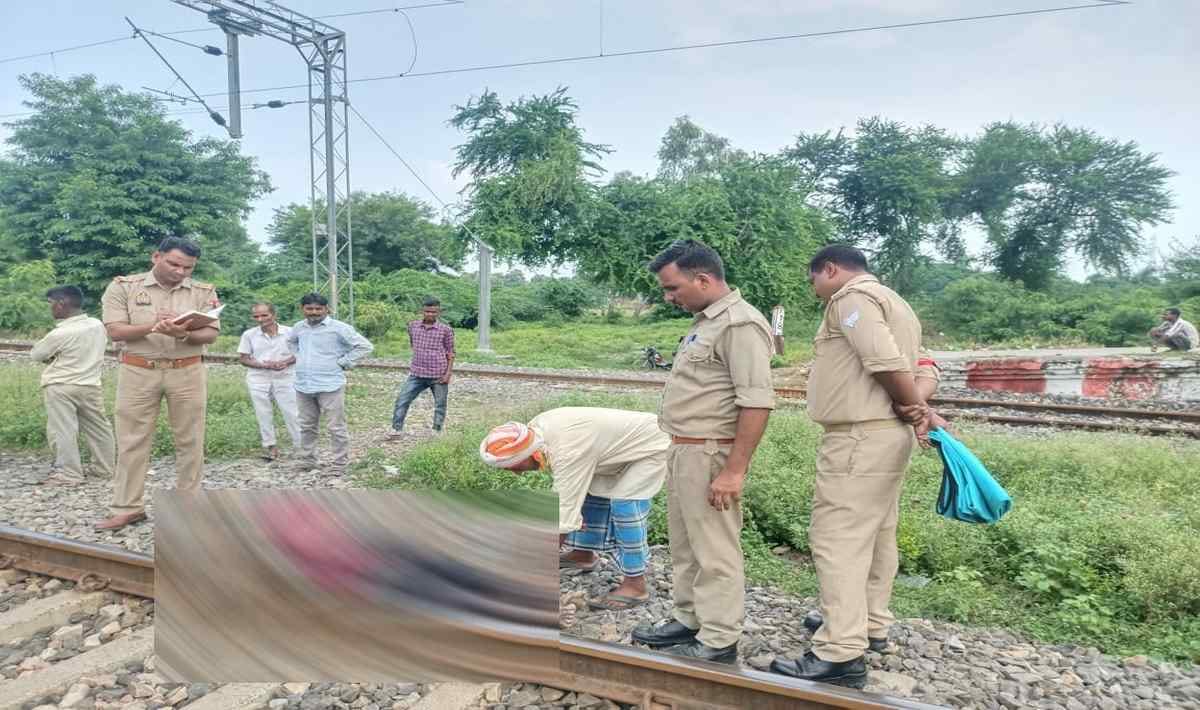 laborer dies due hit by train in varanasi accident while crossing railway track