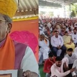 स्वागत समारोह को संबोधित करते हुए घनश्याम तिवाड़ी