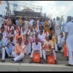 श्रीराम जन्मभूमि परिसर में मौजूद विहिप के पदाधिकारी