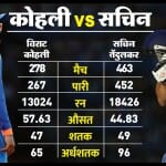 विराट कोहली और सचिन तेंदुलकर