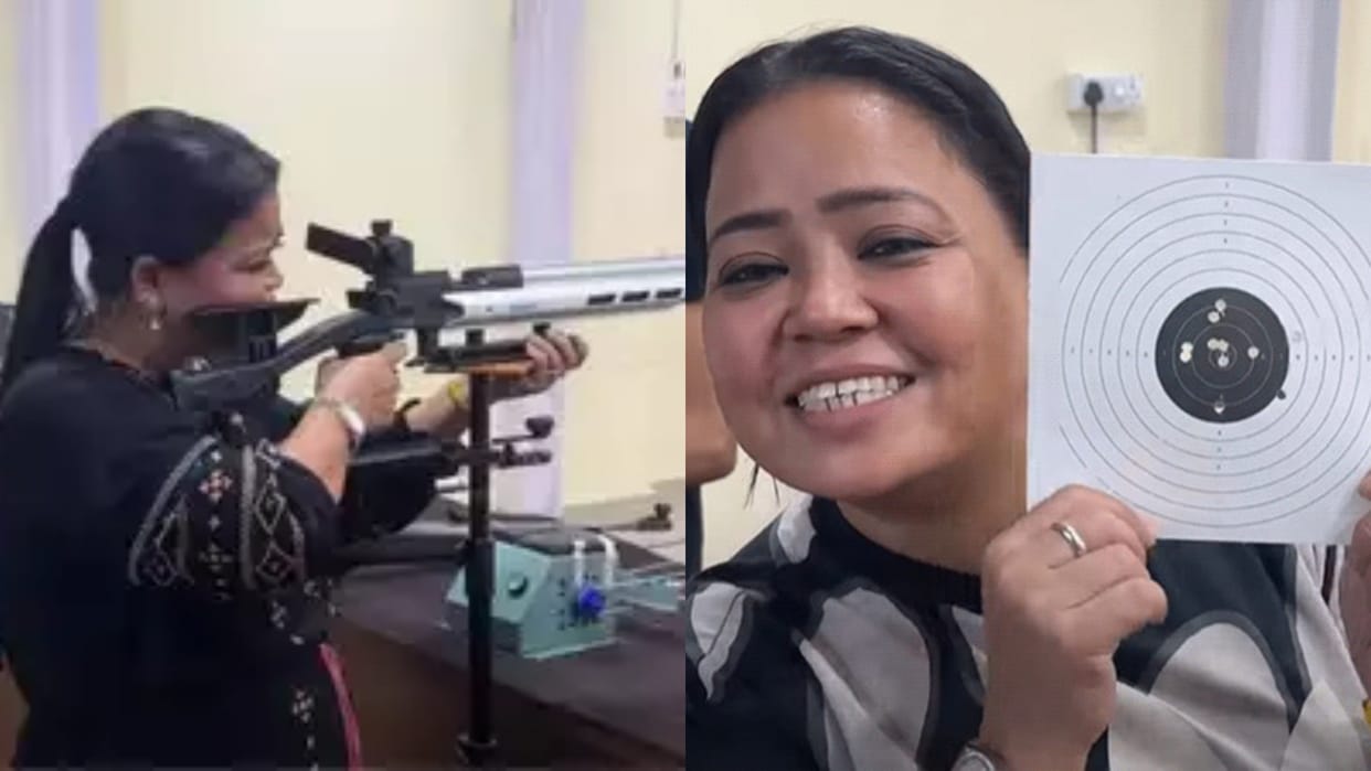 Bharti singh has been a shooting champion at the national level she did not even have money to buy her rifle