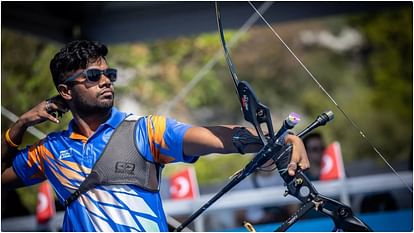 Archery World Cup: Dhiraj Bommadevara lost the bronze medal match in the final, Prathamesh won the only medal.