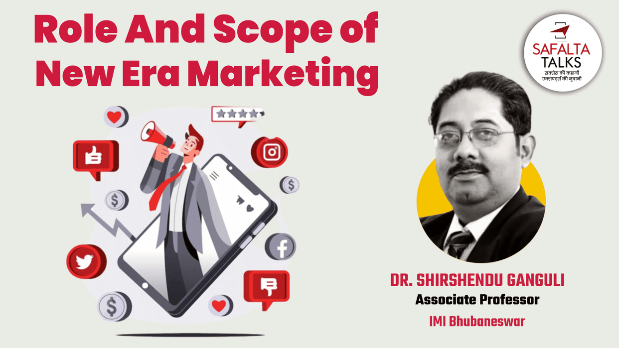 Safalta Master Class: 3 things are very important for marketing, data, data and data: Dr. Sheershendu-Safalta