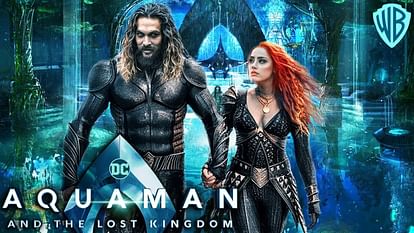 Aquaman and the Lost Kingdom trailer Jason Momoa battles Black Manta Amber Heard as actor wife in action film