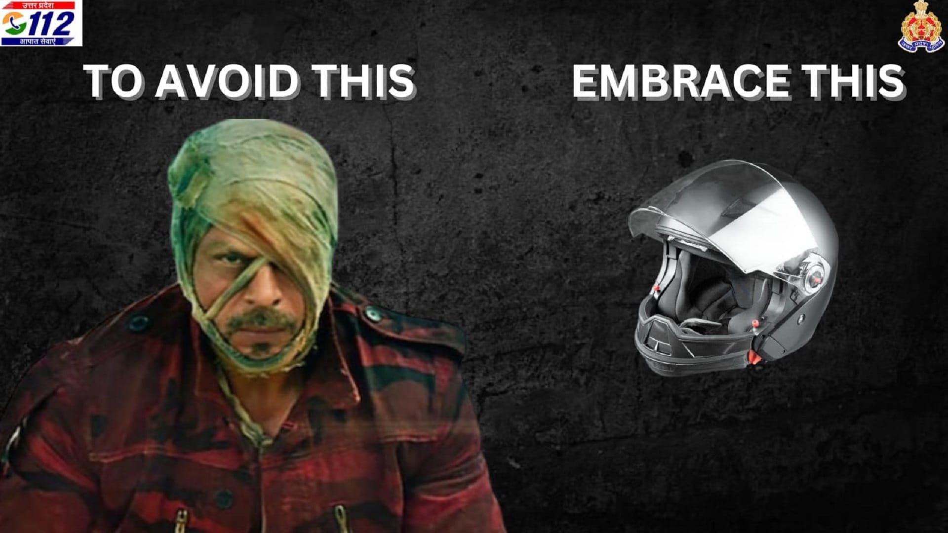 Delhi Police and UP Police evoke Shah Rukh Khan's latest movie Jawan to deliver road safety message