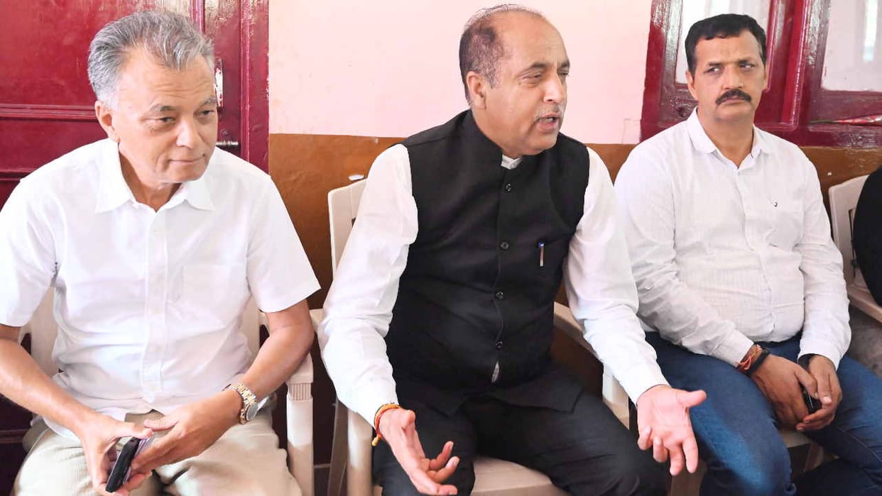 Jai Ram Thakur said Himachal govt is trying to save itself by blaming the Centre.