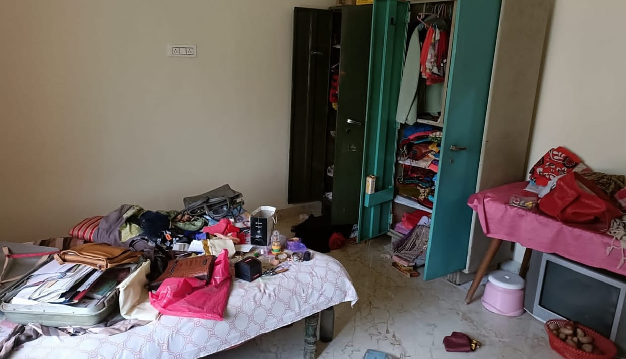 thieves broke the locks of two houses and a shop and made away with goods worth lakhs