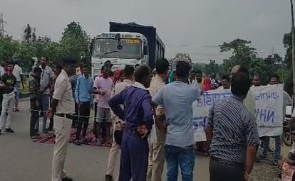 Villagers blocked National Highway due to basic problems in Korba