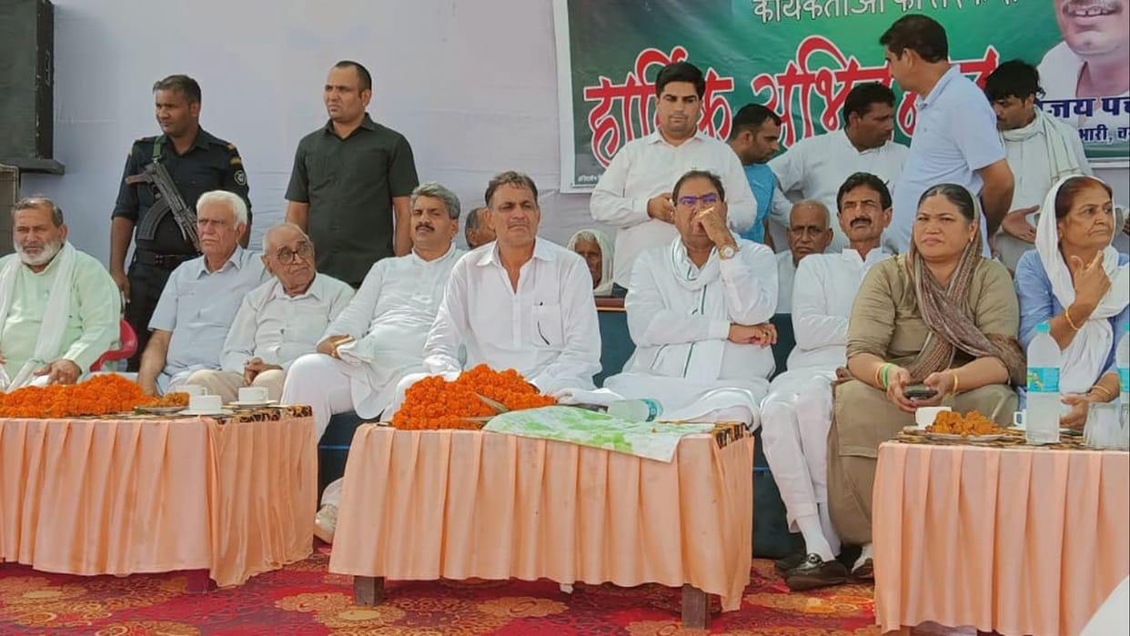 Abhay Chautala taunted on Congress in Charkhi Dadri of Haryana