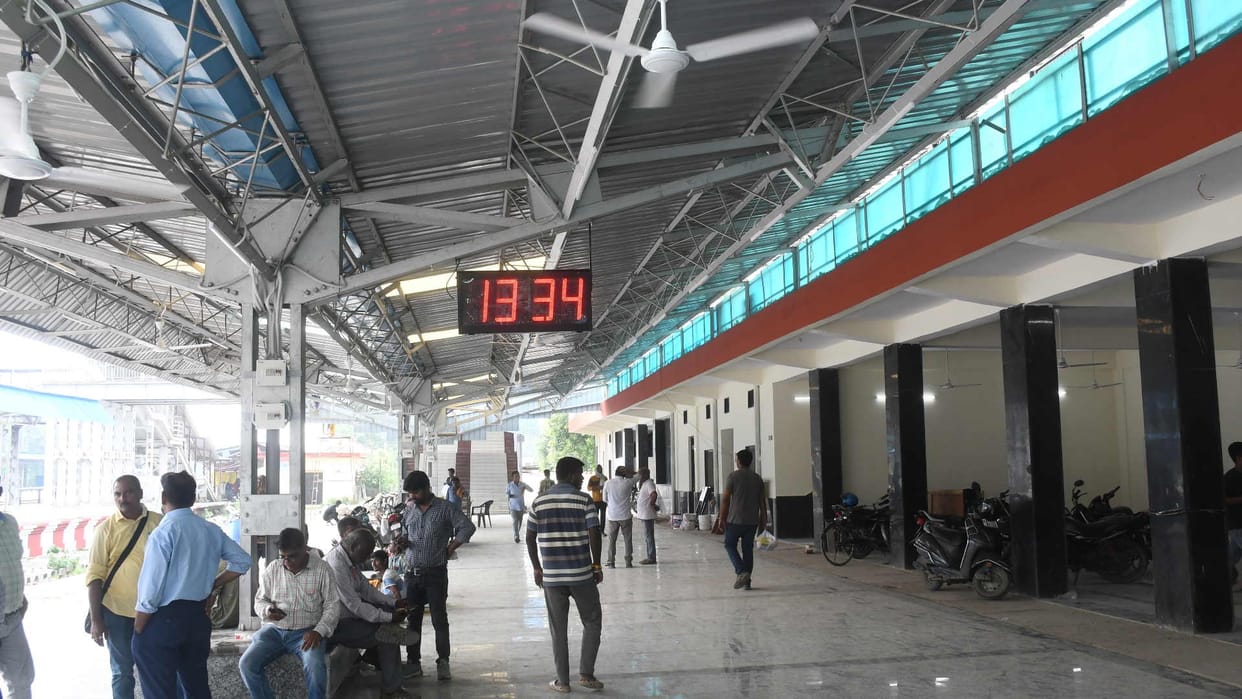 NER first third rail line laid today train will run at a speed of 110 km