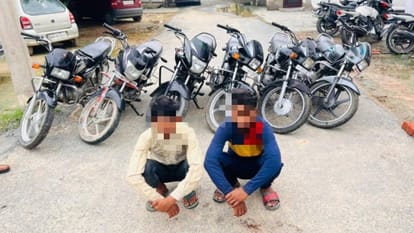 Police arrested two vehicle thieves in Mainpuri