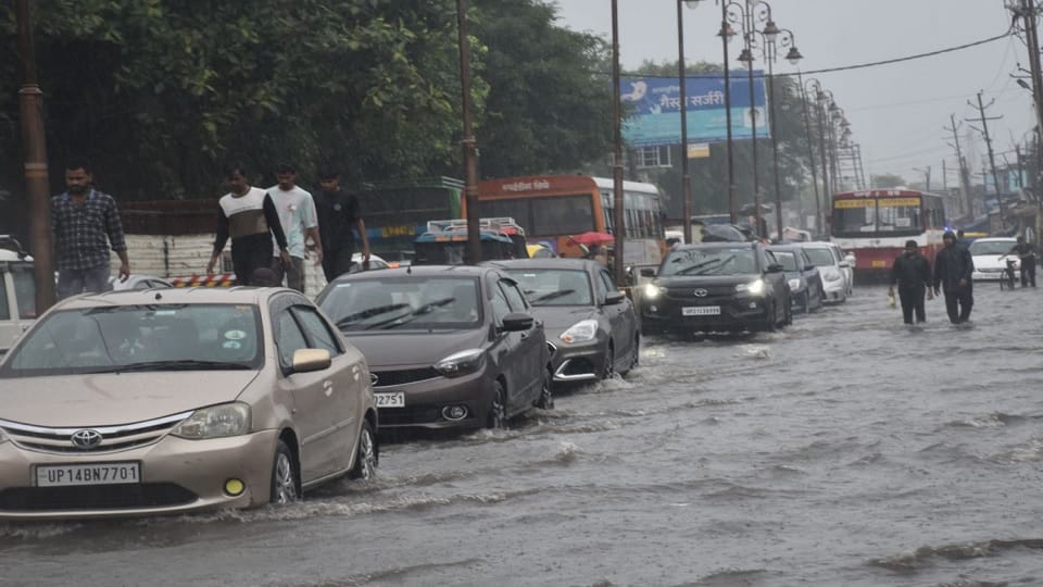 Weather update: Rain breaks 14 year record in Moradabad, waterlogging on roads