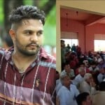 डीएसपी सज्जन के समक्ष मांग रखते ग्रामीण व युवक साहिल के परिजन।