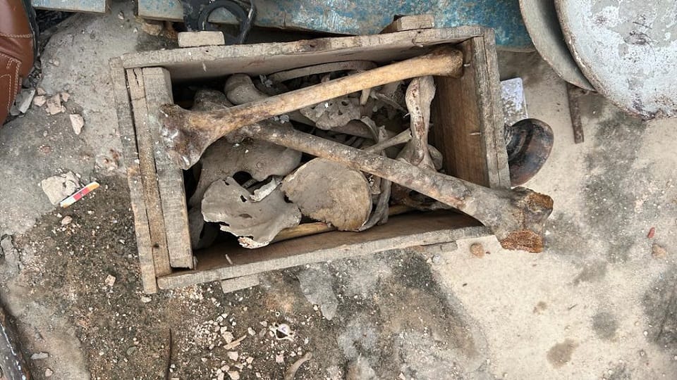 skeleton found in senior BJP leader house bought just a few days ago said nothing to do with it