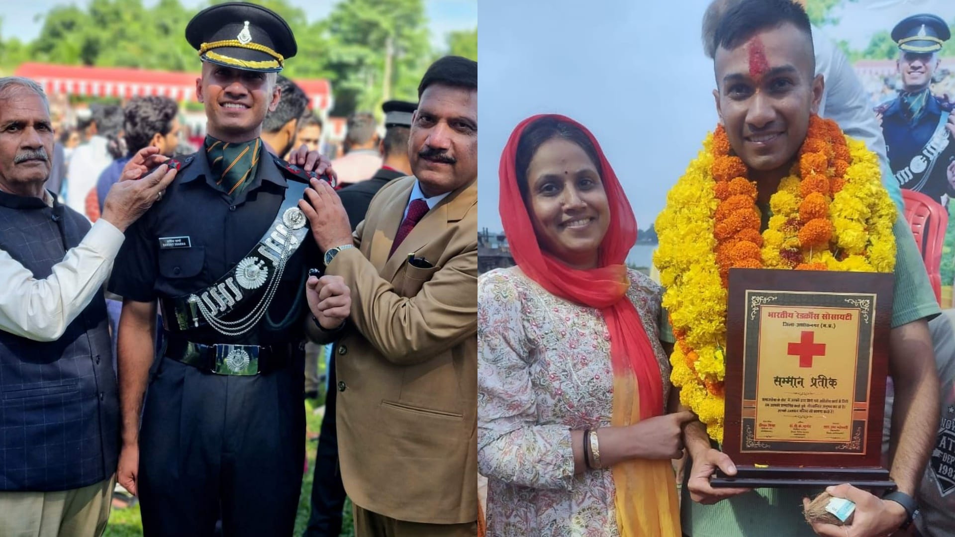 लेफ्टिनेंट बने हर्षित शर्मा