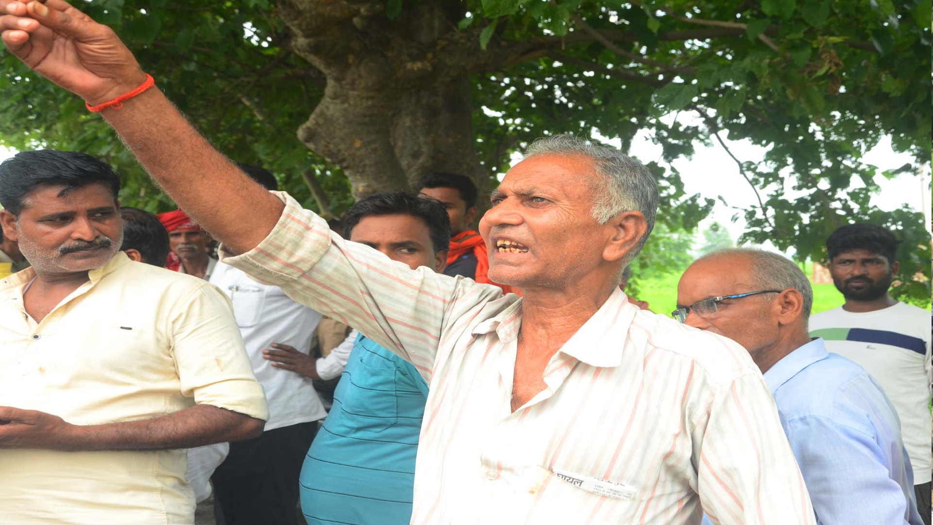 administration took possession of sealing land in Koni village amidst heavy force