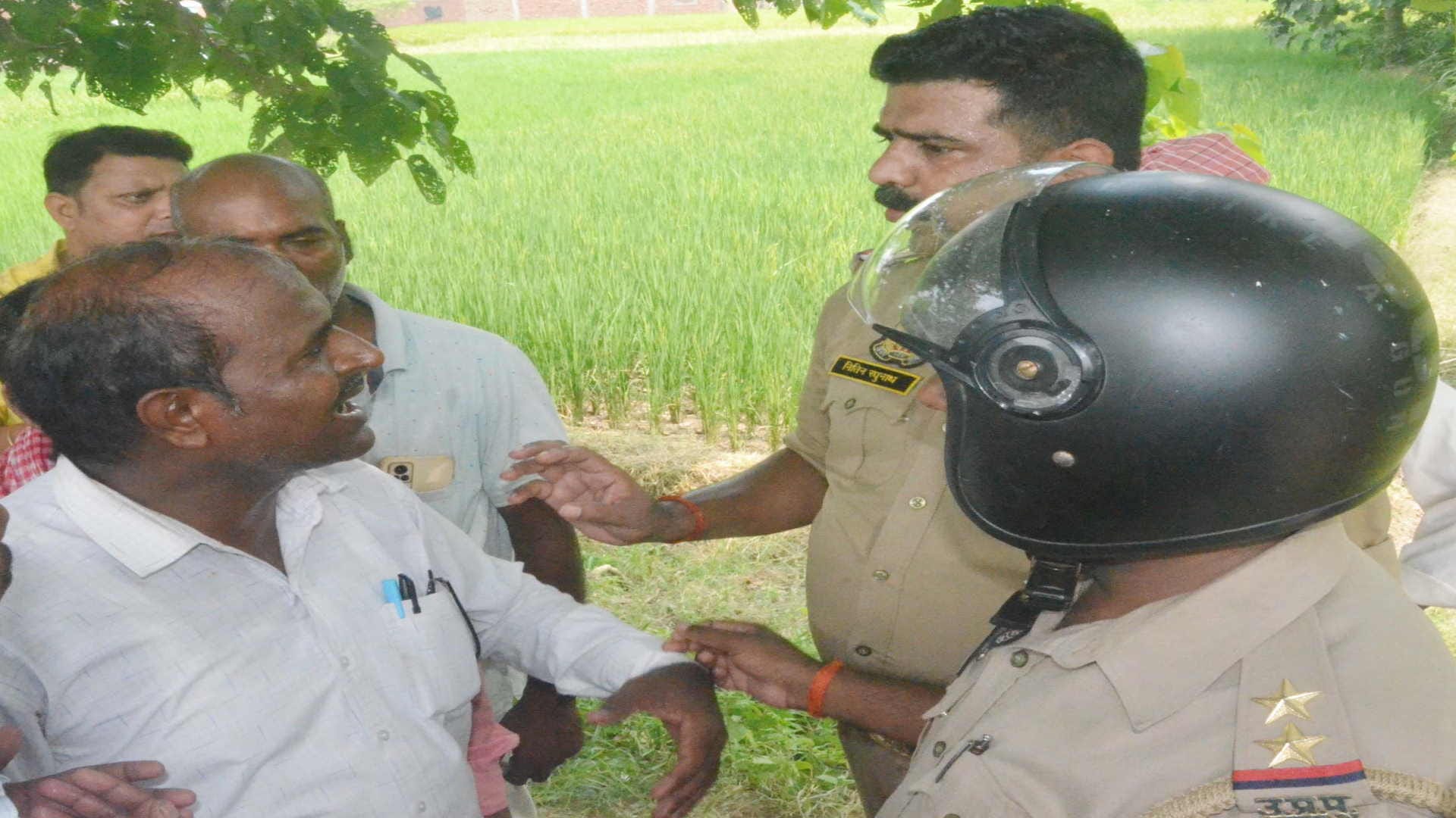 administration took possession of sealing land in Koni village amidst heavy force