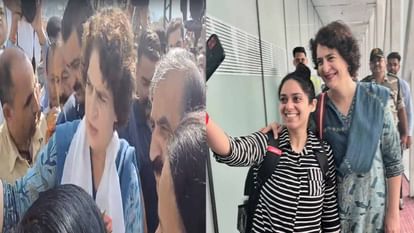 Priyanka Gandhi vadra in Himachal to take stock of the damage caused by the disaster, met the flood affected p