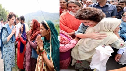 Priyanka Gandhi encouraged laborers, shared their pain by hugging the victims