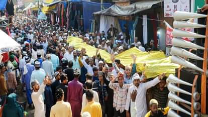 lakhs of pilgrims gathered in Urs e Ala Hazrat Bareilly
