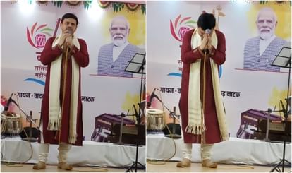 Varanasi: 'अगर हम कहें और वो मुस्कुरा दें...' कमिश्नर कौशल राज शर्मा ने छेड़ी तान, वाह-वाह कर उठे लोग Agar hum kahe aur wo muskura de varanasi Commissioner Kaushal Raj Sharma sing gazal