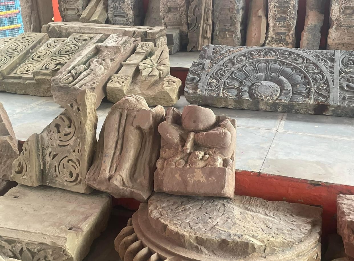 General Secretary of Shri Ram Janmabhoomi Trust Champat Rai tweeted some new pictures of remains recovered