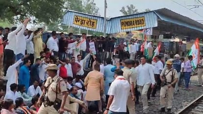 Rail Roko Andolan Wheels of trains stopped in Chhattisgarh