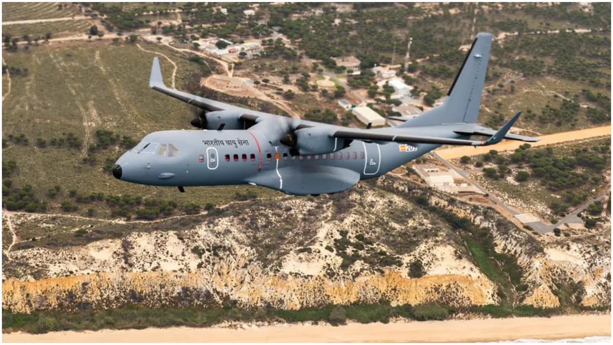 IAF receives first C295 aircraft from Airbus at Seville in Spain Latest News Update