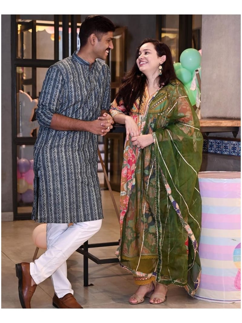 IAS Rhea Dabi shared picture with husband Manish Kumar for the first time