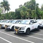 46 Hyundai Venue SUVs were handed over to Department of Health, Maharashtra Government