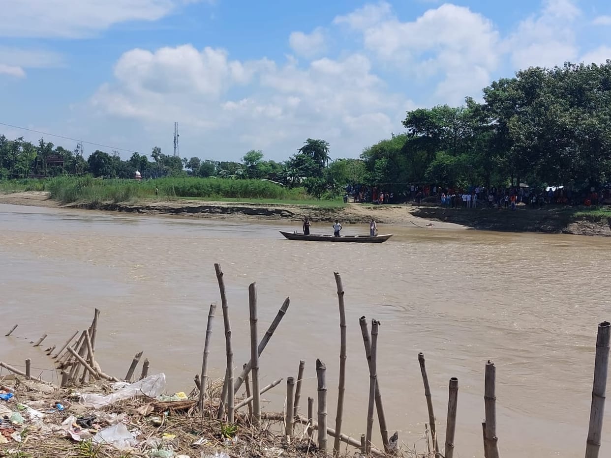 Bagmati Boat Tragedy : accident today in muzaffarpur, risk on rope way for boat in bagmati river bihar news