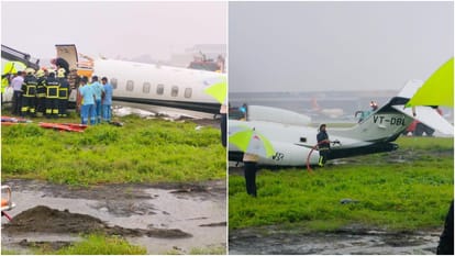 Aircraft carrying 8 passengers skids off Mumbai airport runway Latest News Update
