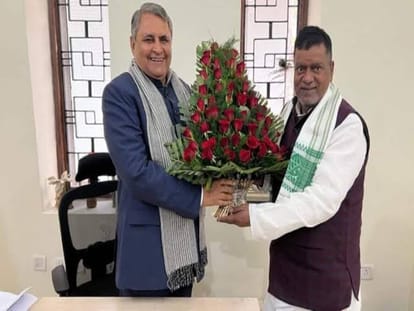 CM Nitish Kumar : JDU MLC Radha Charan shah arrested, who is jdu pary seth jee of bhojpur bihar news hindi
