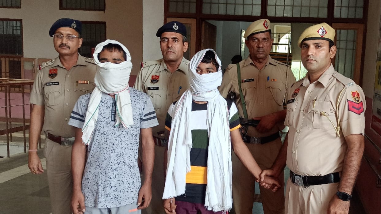 Two brothers arrested for snatching with toy pistol in Rohtak