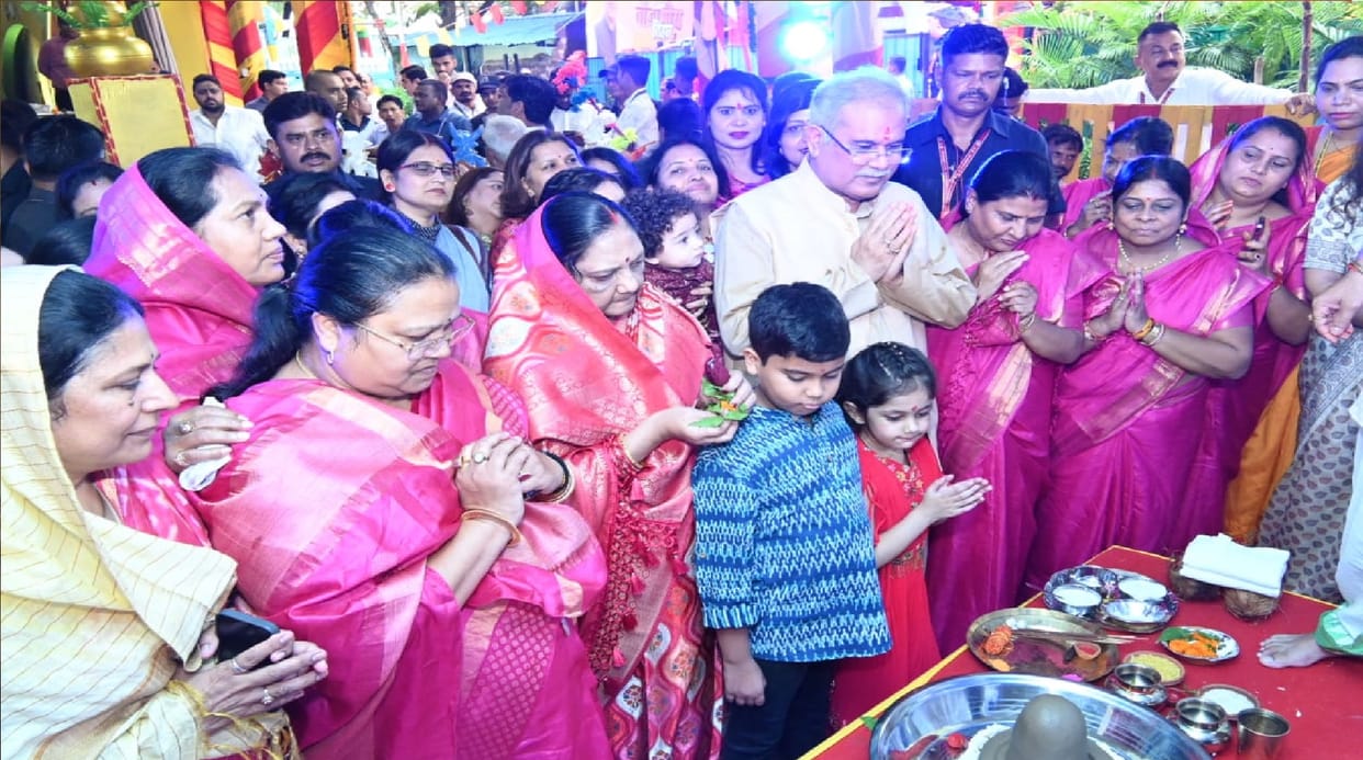 Chhattisgarh: Pora-Teeja festival cultural program organized at CM House Raipur