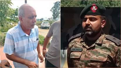 शहीद मेजर आशीष के पिता लालचंद।