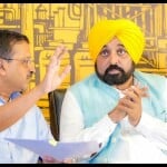 दिल्ली के सीएम अरविंद केजरीवाल और पंजाब सीएम भगवंत मान।