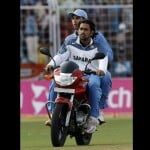 Fan, Claims, MS Dhoni, Gave Him Ride, On His Bike, After Practice Session, Video Goes Viral, Dhoni L
