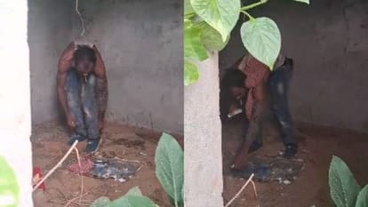 People caught thief red handed while stealing saree in Bareilly