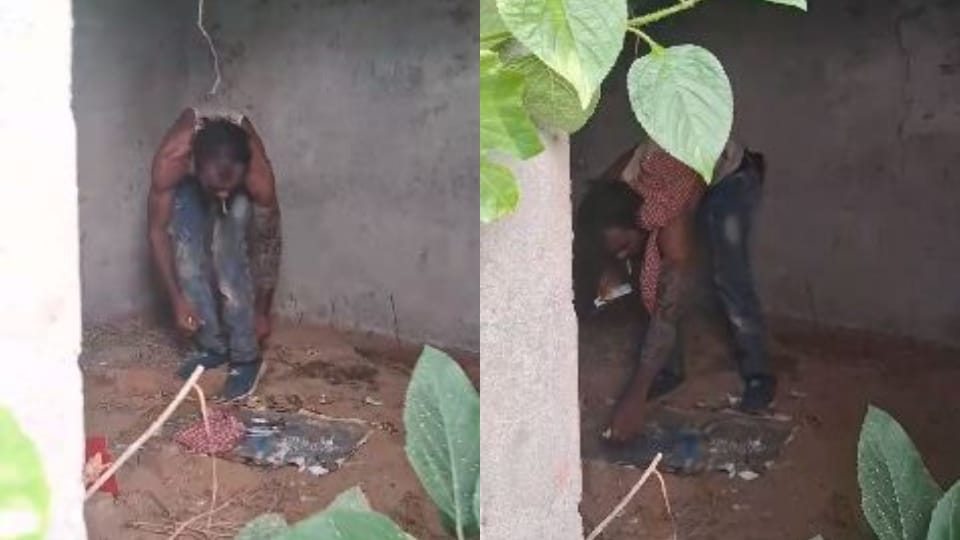 People caught thief red handed while stealing saree in Bareilly