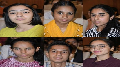 amar ujala medhavi chhatra samman samaroh shimla: someone took a selfie, someone was seen shaking hands and ta