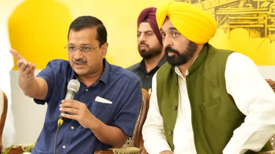 Delhi cm Arvind Kejriwal returned from Hoshiarpur after ten-day Vipassana meditation course