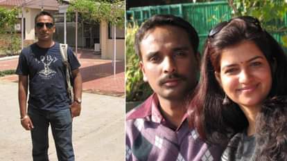 पत्नी के साथ कर्नल मनप्रीत सिंह।